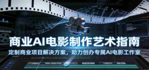 商业AI电影制作艺术指南:定制商业项目解决方案,助力创办专属AI电影工作室-中创网_分享创业项目_助您在家赚钱