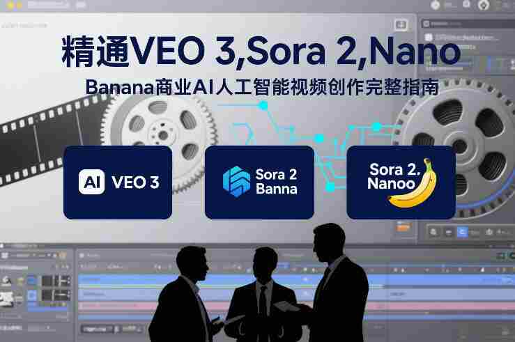 精通VEO 3，Sora 2，Nano Banana商业AI人工智能视频创作完整指南-中创网_分享创业项目_助您在家赚钱