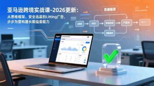 (17269期)亚马逊跨境实战课-2026更新:从思维框架、安全选品到Listing广告,步步为营构建长期盈利能力-中创网_分享创业项目_助您在家赚钱