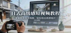 日式高级感短视频教程:掌握极简美学构图,轻松拍出质感短片-中创网_分享创业项目_助您在家赚钱