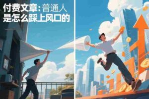 付费文章:普通人是怎么踩上风口的-中创网_分享创业项目_助您在家赚钱