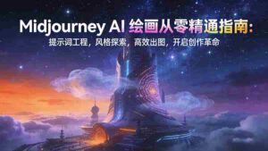 (17118期)Midjourney AI绘画从零精通指南:提示词工程,风格探索,高效出图,开启创作革命-中创网_分享创业项目_助您在家赚钱