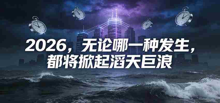 公众号付费文章：2026，无论哪一种发生，都将掀起滔天巨浪-中创网_分享创业项目_助您在家赚钱