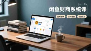 (17193期)闲鱼财商系统课:从盈利逻辑、店群运营到品类实战,实现稳定月入过万-中创网_分享创业项目_助您在家赚钱