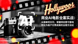 (17092期)商业AI电影全案实战:从接单到交付,掌握将创意可靠地转化为客户付费成果的全套方法论-中创网_分享创业项目_助您在家赚钱