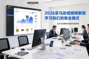 2026亚马逊视频教程,学习我们的商业模式,以及2026最新的选品及运营经验-中创网_分享创业项目_助您在家赚钱