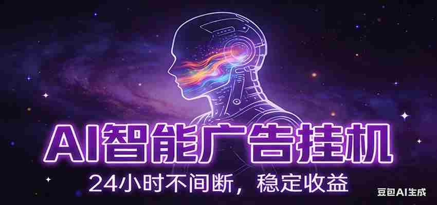 AI智能广告挂机项目，全自动化运行，电脑项目，无配置要求，单机150+收益-中创网_分享创业项目_助您在家赚钱
