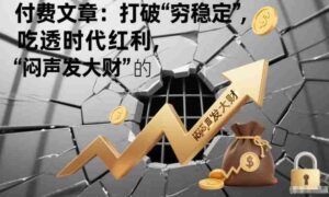 付费文章:打破“穷稳定”,吃透时代红利,“闷声发大财”的终极真谛-中创网_分享创业项目_助您在家赚钱