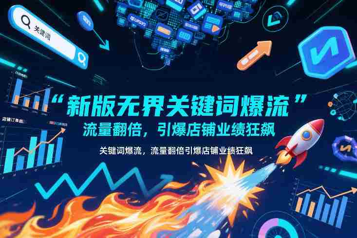 新版无界关键词爆流,流量翻倍,引爆店铺业绩狂飙