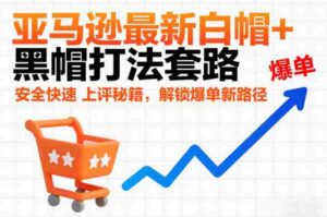 亚马逊最新白帽+黑帽打法套路,安全快速上评秘籍,解锁爆单新路径-中创网_分享创业项目_助您在家赚钱