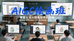 AIGC绘画班,掌握主流Ai绘画软件的应用(Stable Diffusion x Midjourney x Fooocus)-中创网_分享创业项目_助您在家赚钱