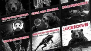 (17376期)情绪放大镜-动物心理学爆款短视频课,文案公式、AI生图、多平台变现,14天复制20W粉-中创网_分享创业项目_助您在家赚钱