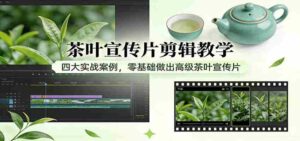 茶叶宣传片剪辑教学:四大实战案例,零基础做出高级茶叶宣传片-中创网_分享创业项目_助您在家赚钱