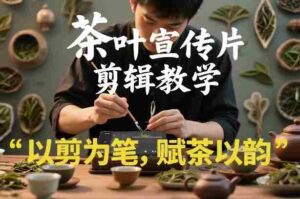 茶叶宣传片剪辑教学,以剪为笔,赋茶以韵,新手也能拍出高级感-中创网_分享创业项目_助您在家赚钱