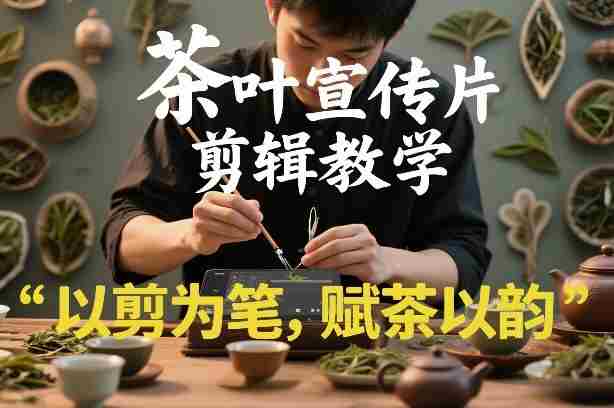 茶叶宣传片剪辑教学,以剪为笔,赋茶以韵,新手也能拍出高级感