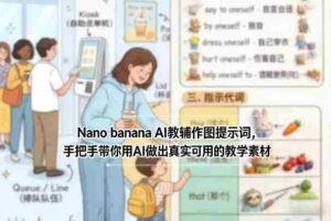 Nano banana AI教辅作图提示词,手把手带你用AI做出真实可用的教学素材-中创网_分享创业项目_助您在家赚钱