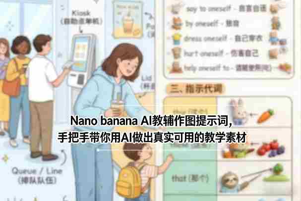 Nano banana AI教辅作图提示词，手把手带你用AI做出真实可用的教学素材-中创网_分享创业项目_助您在家赚钱