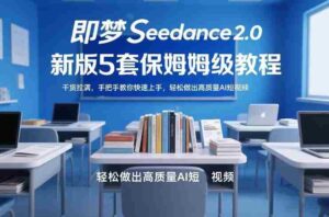 即梦Seedance2.0新版5套保姆级教程,干货拉满,手把手教你快速上手,轻松做出高质量AI短视频-中创网_分享创业项目_助您在家赚钱