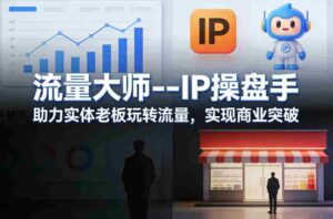 流量大师—IP操盘手,助力实体老板玩转流量,实现商业突破-中创网_分享创业项目_助您在家赚钱
