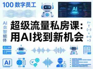 你的AI数字员工100个智能体,超级流量私房课,用AI找到新机会-中创网_分享创业项目_助您在家赚钱