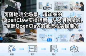可落地、全场景、超详细的OpenClaw实操指南,从入门到精通,掌握OpenClaw的全流程实操能力-中创网_分享创业项目_助您在家赚钱