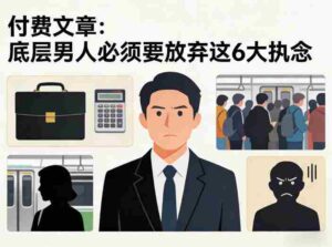 付费文章：底层男人必须要放弃这6大执念-中创网_分享创业项目_助您在家赚钱