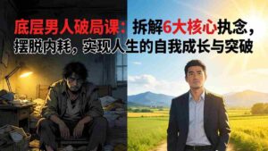 （17747期）付费文章：底层男人破局课：拆解 6 大核心执念，摆脱内耗，实现人生的自我成长与突破-中创网_分享创业项目_助您在家赚钱