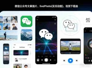 微信公众号文章图片、livePhoto(实况动图)、视频下载器-中创网_分享创业项目_助您在家赚钱
