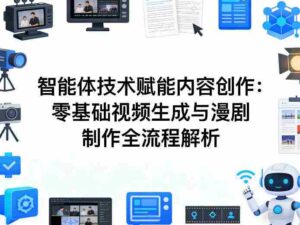 AI智能体技术赋能内容创作:零基础视频生成与漫剧制作全流程解析-中创网_分享创业项目_助您在家赚钱