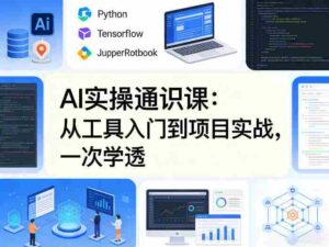 AI实操通识课,从工具入门到项目实战,一次学透-中创网_分享创业项目_助您在家赚钱