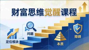 (17872期)财富思维觉醒第十期:3天大课四大模块,精准定位问题看清本质,扫清人生障碍-中创网_分享创业项目_助您在家赚钱