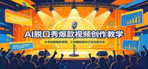AI脱口秀爆款视频创作教学:从零拆解爆款逻辑,工具辅助轻松打造流量作品-中创网_分享创业项目_助您在家赚钱