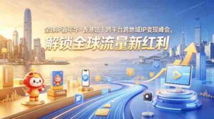全球IP嘉年华·香港站|跨平台跨地域IP变现峰会,解锁全球流量新红利-中创网_分享创业项目_助您在家赚钱