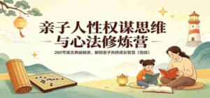 亲子人性权谋思维与心法修炼营:260节寓言典故精讲,解锁亲子共修成长智慧(完结)-中创网_分享创业项目_助您在家赚钱