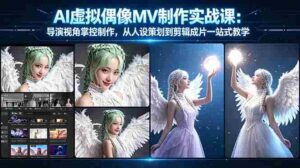 （17962期）AI虚拟偶像MV制作实战教学：导演视角掌控制作，从人设策划到剪辑成片一站式教学-中创网_分享创业项目_助您在家赚钱