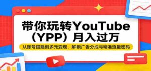 带你玩转YouTube(YPP)月入过万:从账号搭建到多元变现,解锁广告分成与精准流量密码-中创网_分享创业项目_助您在家赚钱