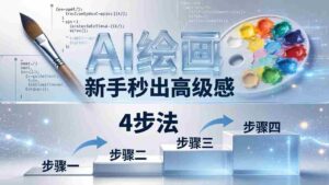 (18225期)AI绘画入门别再硬磕了!即梦4步法:万能提示词公式+BRTR框架,新手秒出高级感-中创网_分享创业项目_助您在家赚钱