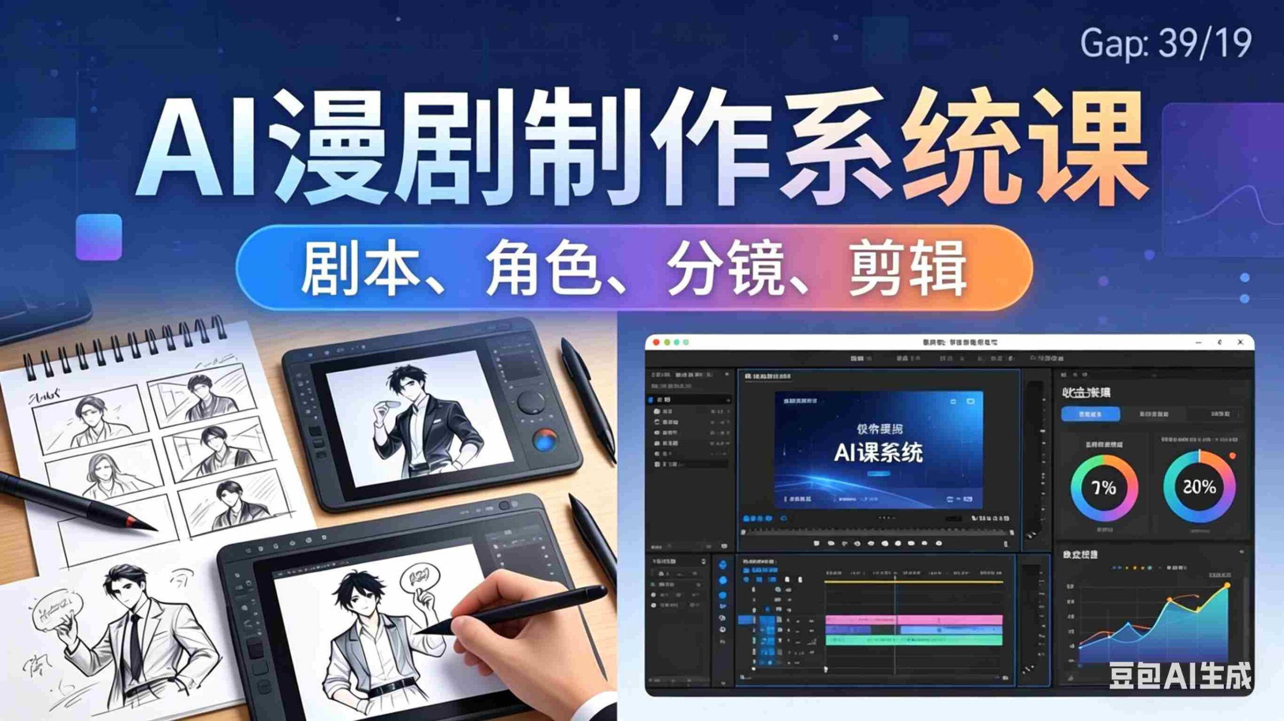 (18006期)AI漫剧制作系统课:0基础从0到1学会AI制作,掌握剧本、角色、分镜、剪辑全套技能,轻松做号变现-中创网_分享创业项目_助您在家赚钱