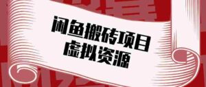 普通人可以做闲鱼虚拟资源搬砖项目,低成本副业轻松月收益万元!-中创网_分享创业项目_助您在家赚钱