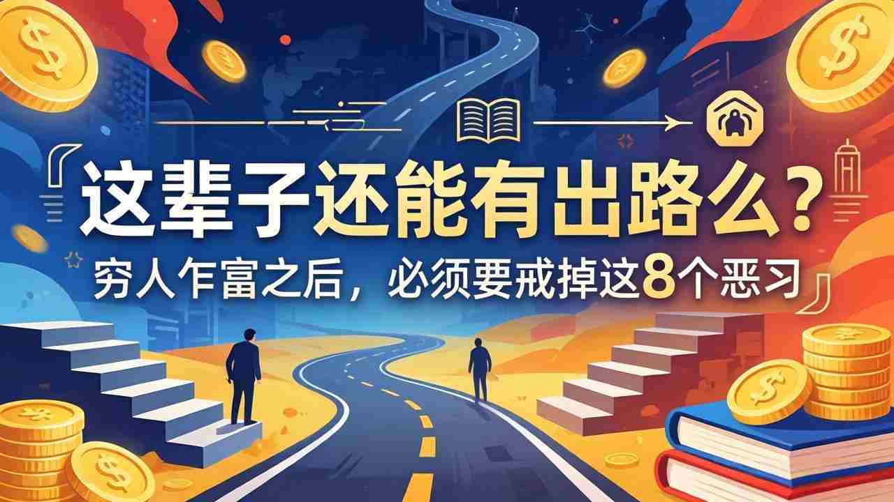 （18214期）关于人生两篇付费文章【这辈子还能有出路么？】【穷人乍富之后，必须要戒掉这8个恶习】-中创网_分享创业项目_助您在家赚钱