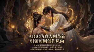 （18199期）AIGC 仿真人短剧创作革新，解锁仙侠爱恋全新呈现，一键出高质场景，零门槛打造爆款剧集-中创网_分享创业项目_助您在家赚钱