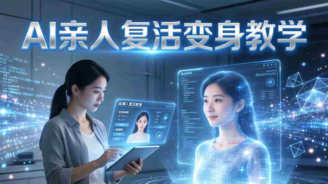 （17940期）AI亲人复活变身教学，最近超级火爆的项目，涨粉超级快，私域引流代做服务，收徒等-中创网_分享创业项目_助您在家赚钱