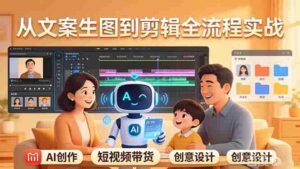 (17916期)原创 AI 剧情短视频带货:AI+家庭剧情+带货广告,从文案生图到剪辑全流程实战-中创网_分享创业项目_助您在家赚钱