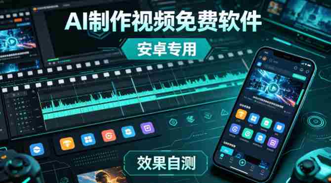 AI制作视频免费软件,安卓软件,效果自测