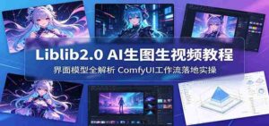 Liblib2.0 AI生图生视频教程:界面模型全解析,ComfyUI工作流落地实操-中创网_分享创业项目_助您在家赚钱
