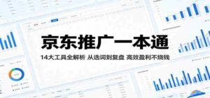 京东推广一本通:14大工具全解析,从选词到复盘,高效盈利不烧钱-中创网_分享创业项目_助您在家赚钱