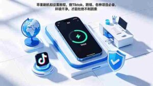 （18558期）苹果刷机和设置教程，做Tiktok、跨境、各种项目必备，环境干净，才能杜绝不利因素-中创网_分享创业项目_助您在家赚钱