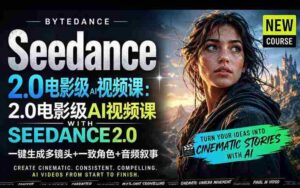 字节跳动的Seedance 2.0 AI电影视频生成制作教程，一键生成多镜头+一致角色+音频叙事-中英字幕-中创网_分享创业项目_助您在家赚钱