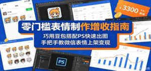 零门槛表情制作增收指南:巧用豆包搭配 PS 快速出图,手把手教微信表情上架变现-中创网_分享创业项目_助您在家赚钱