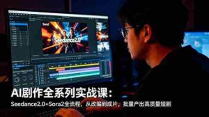 (18647期)AI剧作全系列实战课:Seedance2.0+Sora2全流程,从改编到成片,批量产出高质量短剧-中创网_分享创业项目_助您在家赚钱
